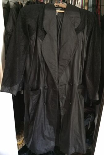 Leather Trench Coat - image 1
