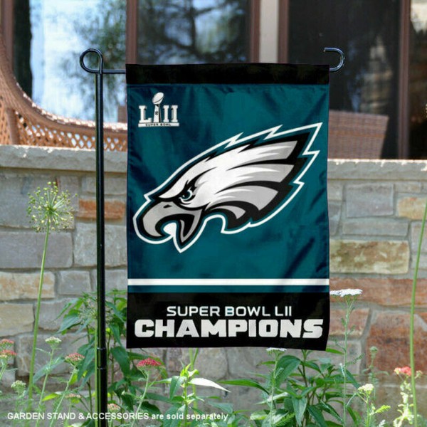 NFL Philadelphia Eagles Super Bowl 52 LII Champions Garden Flag for