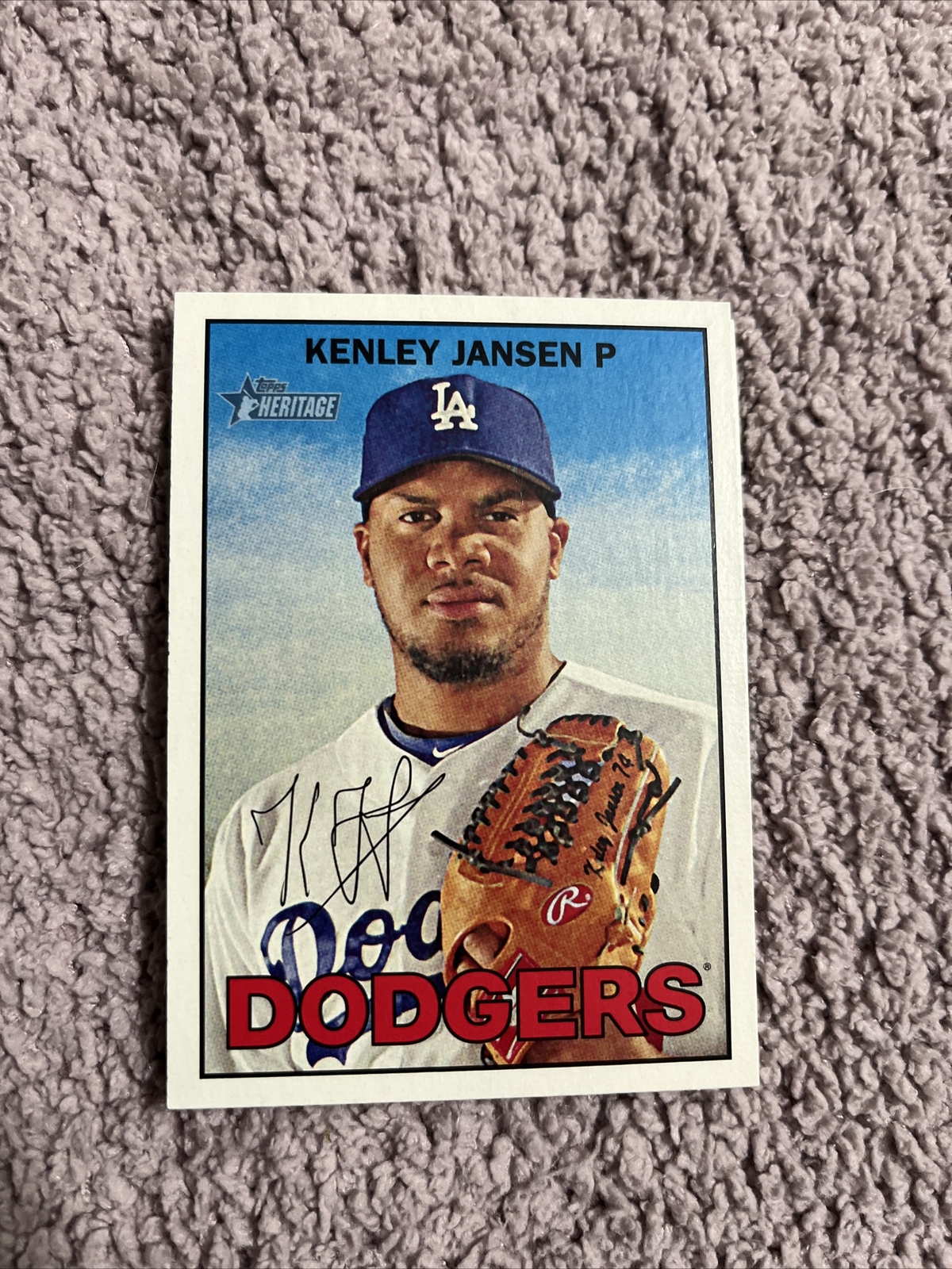 2016 Topps Heritage #330 Kenley Jansen Los Angeles Dodgers