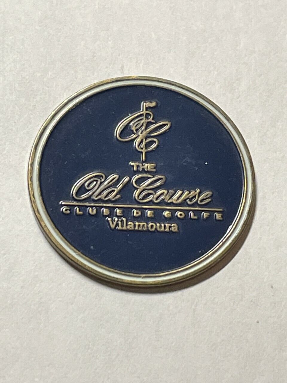 Villamoura Golf 'The Old Course' 1" Coin Style Golf Marker - Quarteira, Portugal