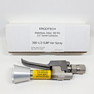 Ergotech 300-1/2-ILBP Waterboss High Pressure Industrial 1/2'' Water Spray Nozzle