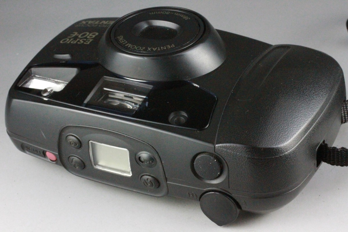 Pentax Espio 80 E Black 38-80mm Point & Shoot 35mm Film Camera