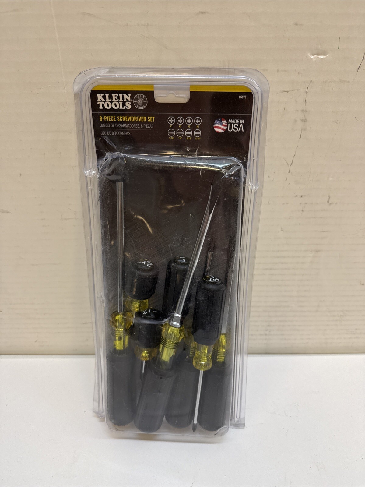 Klein Tools 85078 Screwdriver Set, Multi-Application, 8-Piece