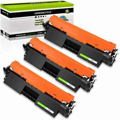 Greencycle 3PK CF230X 30X High Yeild Toner For HP LaserJet Pro M203d MFP M227d