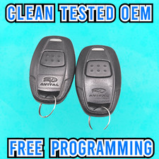 2X PAIR AVITAL REMOTE START FOB TRANSMITTER 1 BUTTON GREEN LED EZSDEI471H 7111L