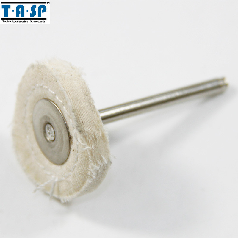 10PC 1/8" 3.2mm Shank Cloth Wheel Polishing Buffing Metals Mandrel for