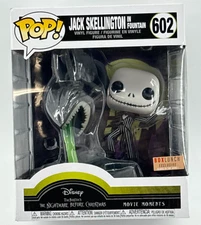 Funko Pop 602 Jack Skellington in Fountain GITD BoxLunch Vaulted NBX Exclusive