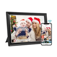 FRAMEO 10.5 Inch Smart WiFi Digital Photo Frame 1920x1280 FHD IPS LCD Touch S...