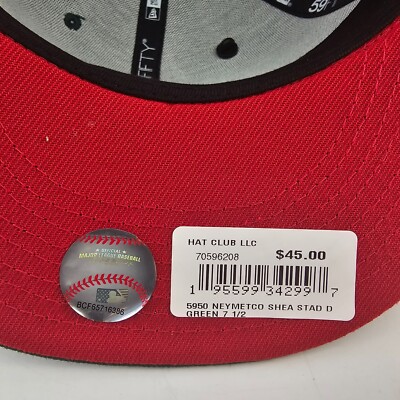 Ａー1 New York Mets Hat Club Watermelon Green Red UV New Era 59Fifty