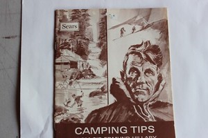 c1969 Sears Roebuck Camping Tips from Sir Edmund Hillary Booklet Catalog