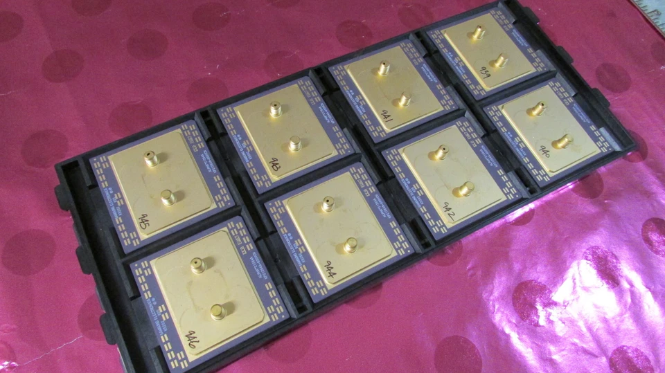 Vintage Tray Lot 8 New Digital DEC Alpha KP21264 CPU/Processor Gold Samsung PPro - Image 2 of 4