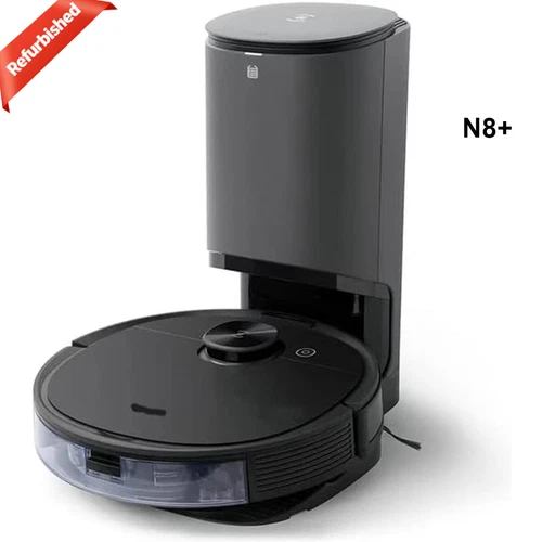 Refurbished ECOVACS Deebot Ozmo N8 Cleaner Vacuum Mop Robot W/Auto-empty Station