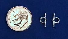 SULSER SADDLERY 1:12 Classic Scale FULL CHEEK SNAFFLE BIT - IR/Silver Plated