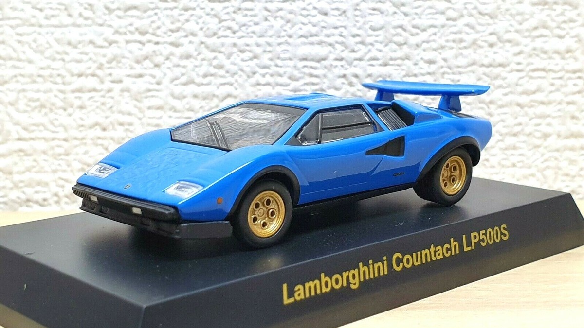 1/64 Kyosho LAMBORGHINI COUNTACH LP500S BLUE diecast car model | eBay