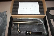 Anzzi L-AZ040 Fann Single Handle Bathroom Faucet, Brushed Nickel