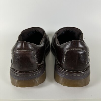 Dr. Martens Neil Shoes Brown Leather Slip On Men display picture 3