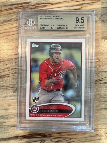2012 Topps #US183 Bryce Harper BGS 9.5 Rookie Philadelphia Phillies RC Gem Mint
