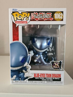 Funko Pop! Yu-Gi-Oh! Blue-Eyes Toon Dragon Metallic #1062 