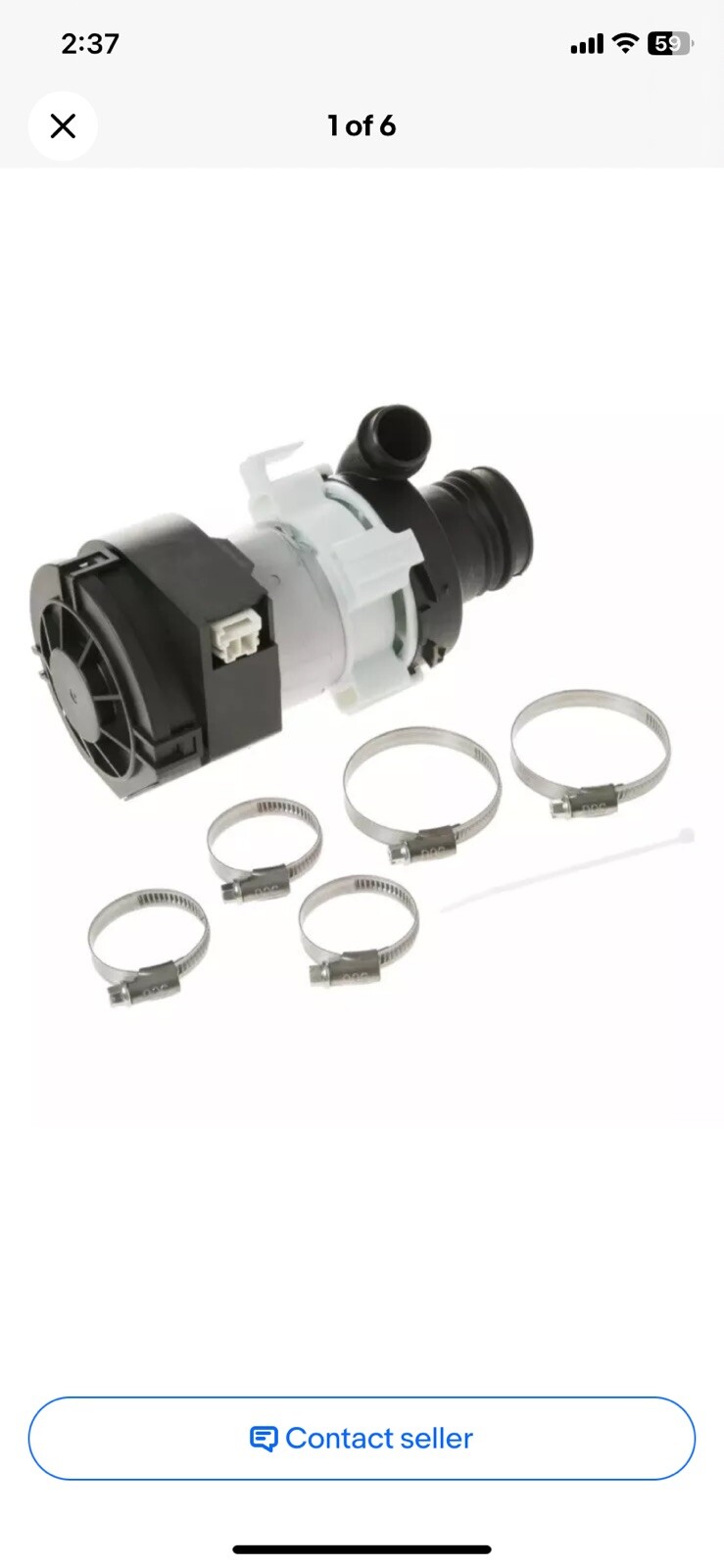 Ge WD26X23258 High Quality Dishwasher Circulation Pump Assembly Genuine