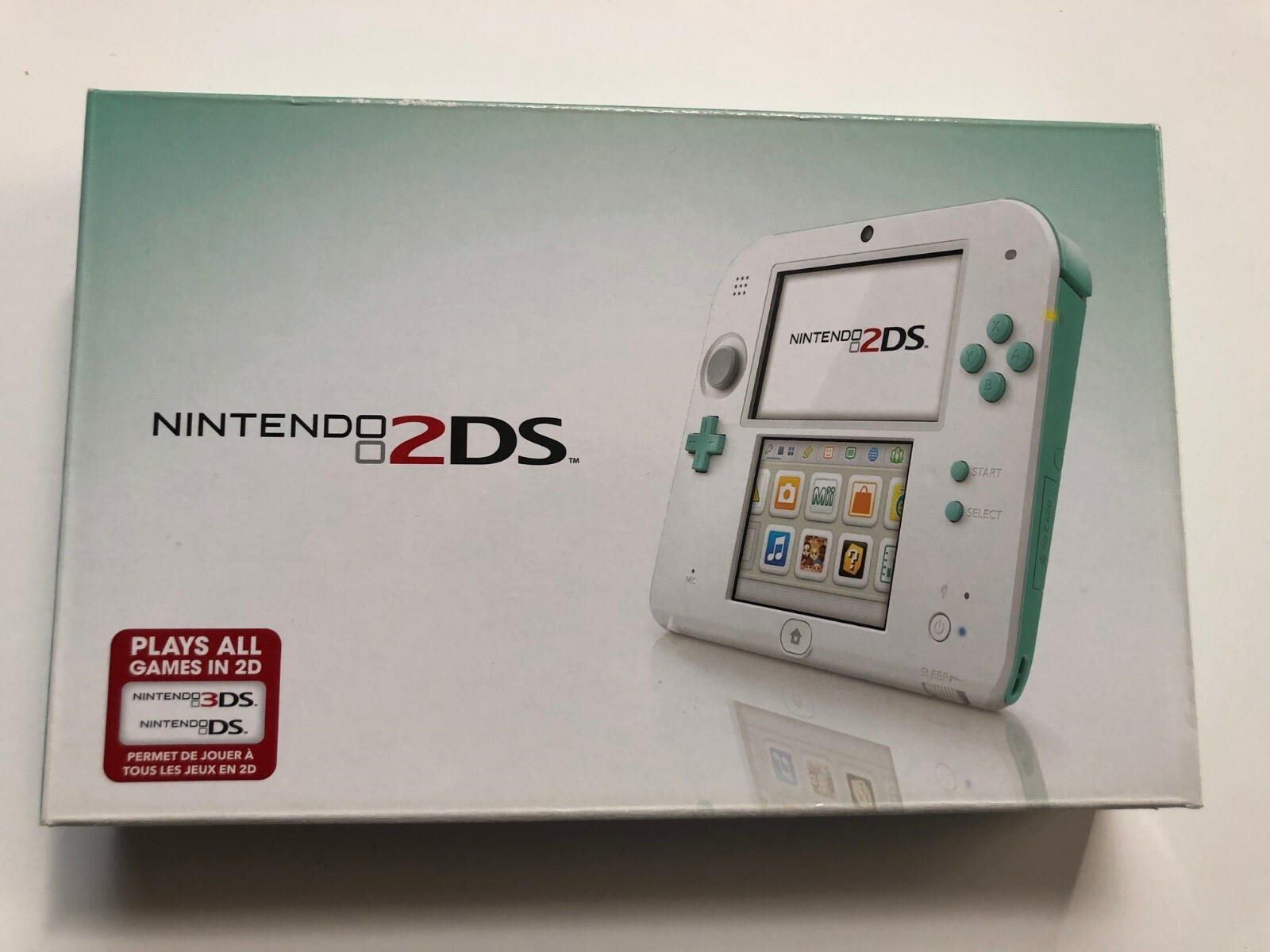 2DS Sea Green System BRAND NEW FACTORY SEALED NEVER PLAYED GRAIL RARE!