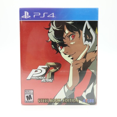 Persona Royal: Steelbook Edition (PlayStation PS4) CIB w/ Pre-Order  Card 730865220274|