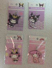 Sanrio Kuromi My Melo Kira Kira Metal Charm Set 4 Pieces