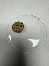 Vintage W.B. Cie Pocket Watch Mineral Crystal Domed 45.85mm 20 8/16 23 3/4 Clear