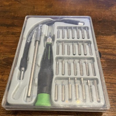  Pittsburgh Precision 34 Pc Flexible Screwdriver Bit Set Case 93916  0152