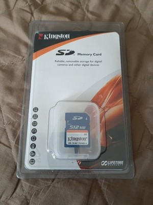 Kingston Technology 512 MB Secure Digital Memory Card (SD/512) - Brand New