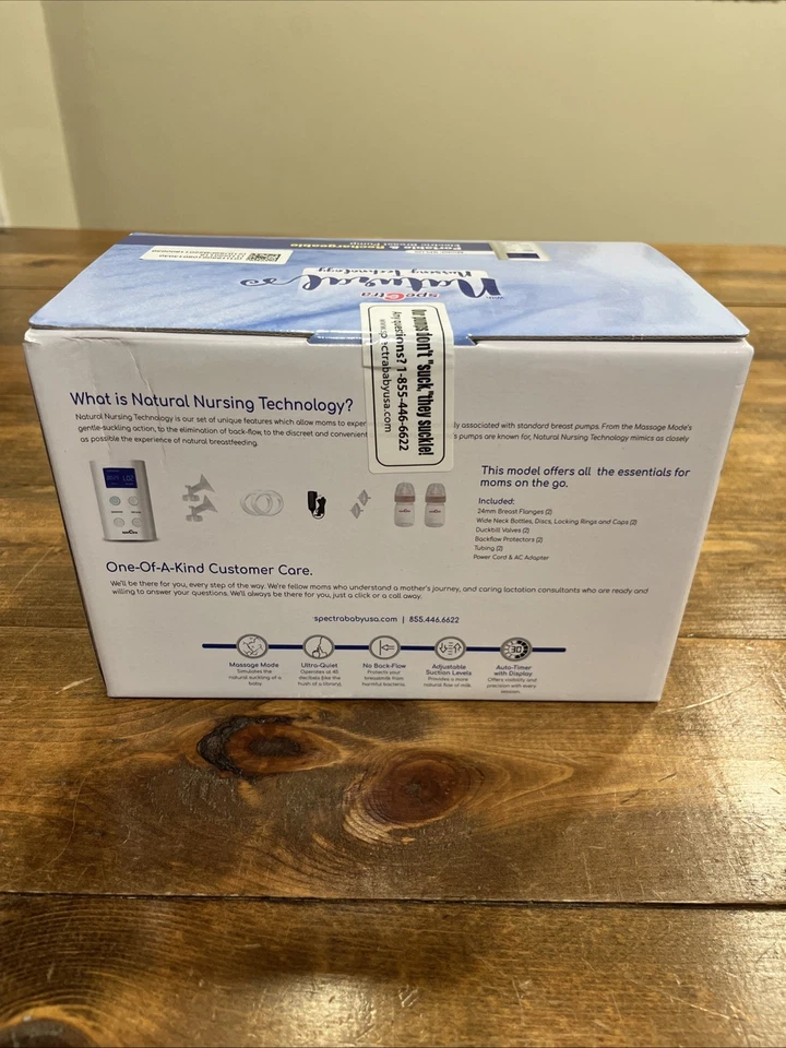 Extractor de leche eléctrico portátil y recargable Spectra 9 Plus nuevo precintado Foto 3 de 4