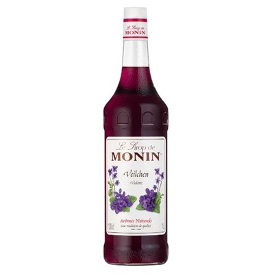 Monin Veilchen Sirup ideal für Limonaden und Spritz Cocktails 1000ml