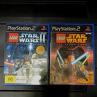 Lego Starwars LOT  2x PS2 Sony Playstation 2 Games PAL Starwars & Starwars 2