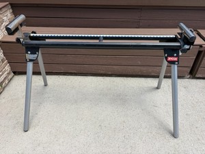 48 inch ryobi chop saw table work bench never used. universal for all saws