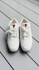 Ami Paris White Mens Trainers Size 9/43 Worn Only Twice
