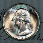 * 1934-D * SOLID+ GEM BU MS WASHINGTON QUARTER * FROM ORIGINAL COLLECTION