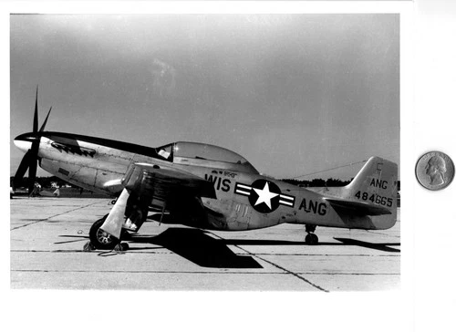 WW2 WWII USAAF US Army Air Force Military Press Photo P51 Mustang Wisconsin NG