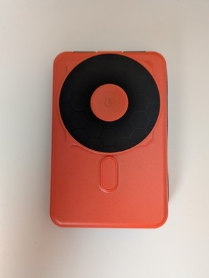 Ridge Magnetic Power Bank 10,000mAh in Basecamp Orange - Compatible with MagSafe