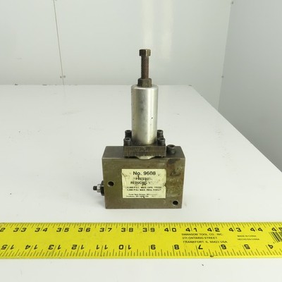 SPX 9608 Pressure Reducing Valve 10,000 Max Oper. Press. 5000PSI Max Regulating