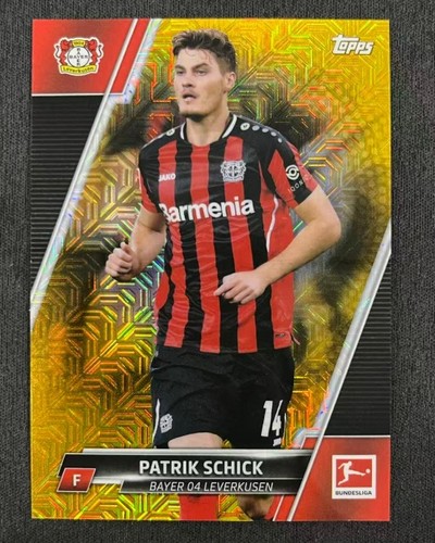Patrik Schick 2021-22 Topps Bundesliga Japan Edition Gold Mojo 20/50 #71
