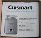 Cuisinart Ice Cream Maker Machine 2 Quart Ice Cream ICE30BCP1