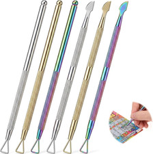 6Pcs Lottery Ticket Scratcher Tool, Metal Scratch off Tools