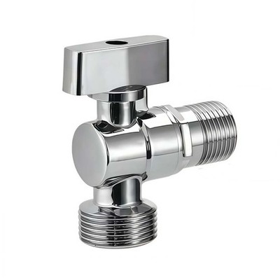 Eckventil Wasserhahn poliert Chrom Zinklegierung für langlebige Wassersystemteile
