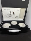 2006 American Eagle 20th Anniversary Silver 3-Coin Set in US Mint OGP & COA