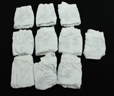 Comfort Choice Women's Full Coverage Cotton Brief 10-Pack CN6 White Size 9 NWT