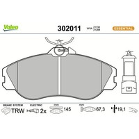Valeo 302011 Bremsbelagsatz FüR Audi 100 200 80 90 44 44Q C3 8C2 B4 8C5 89 8B