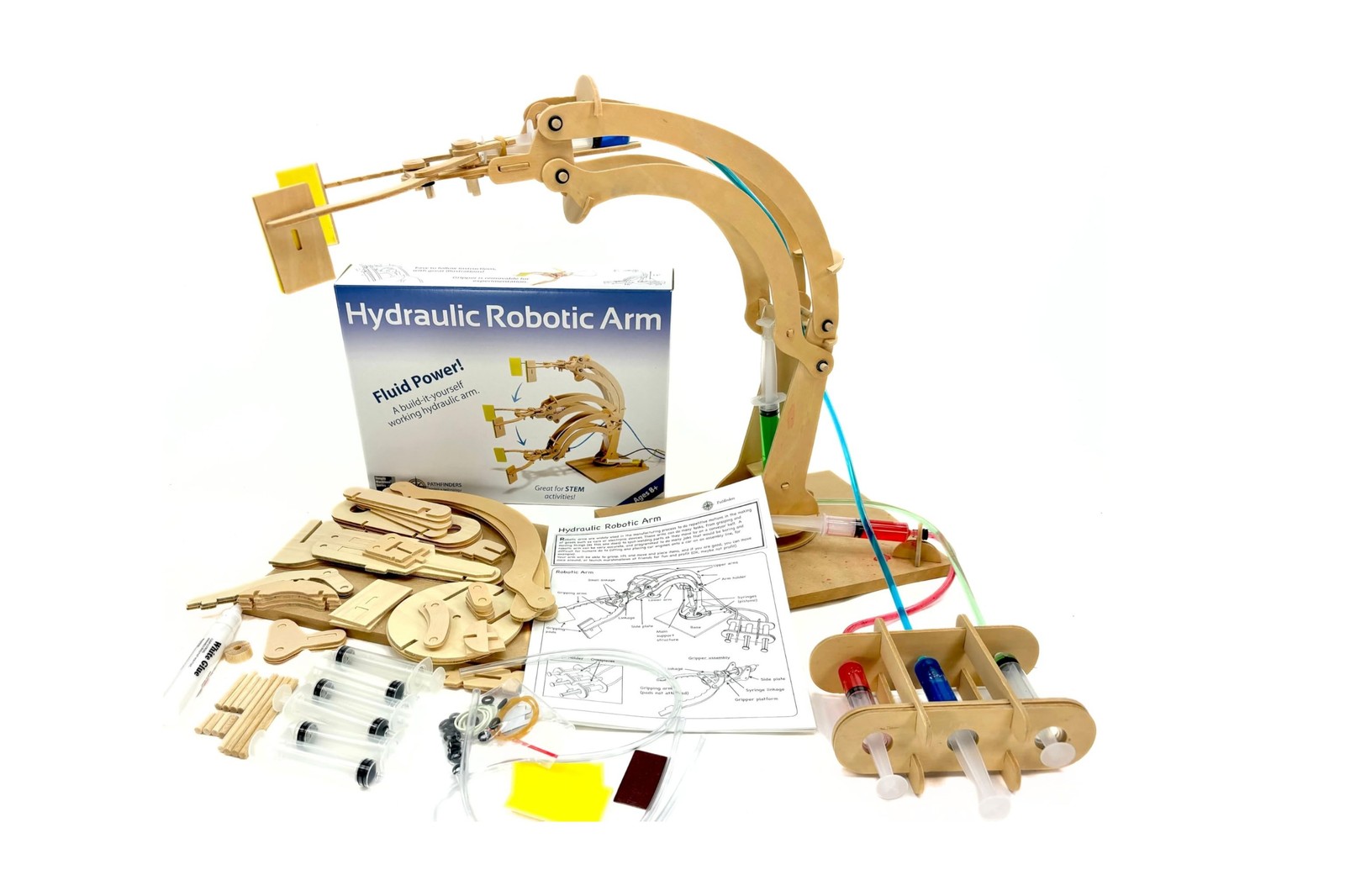 – Hydraulic Robotic Arm | Wooden Building Kit ... Fas