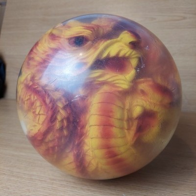 SEHR SELTEN! Dragon Clear / Orange, Bowlingkugel, 6,3 kg Kilo, 13,88 lbs, wunderschön