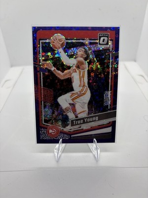 2023-24 Donruss Optic #135 Trae Young Fast Break Purple #/99