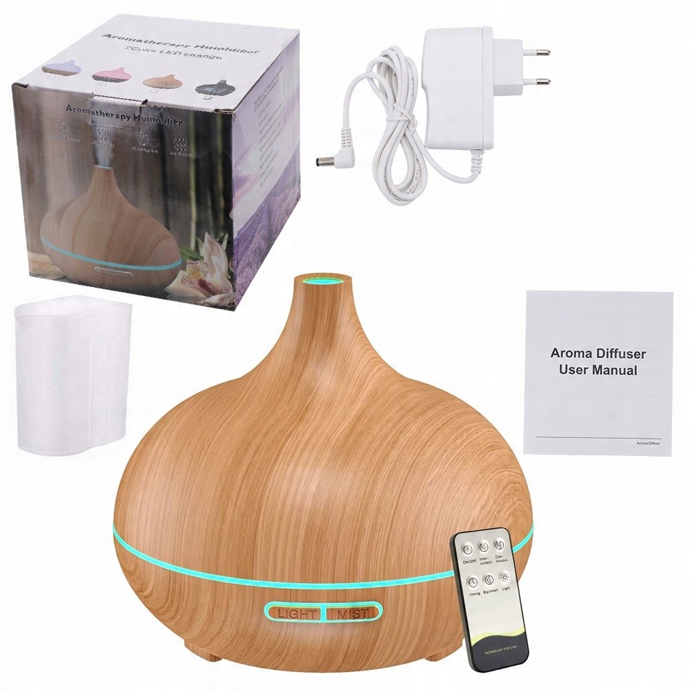 500ML Aroma Diffuser Lufterfrischer Aromatherapie Diffuser Mit Fernbedienung DE