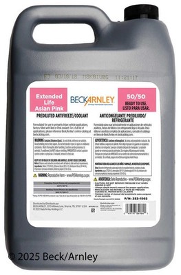 Engine Coolant / Antifreeze Beck/Arnley 252-1502 for sale online